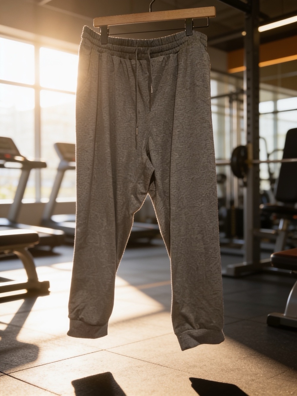 Quince Men's Gray Elastic Waist Drawstring Joggers